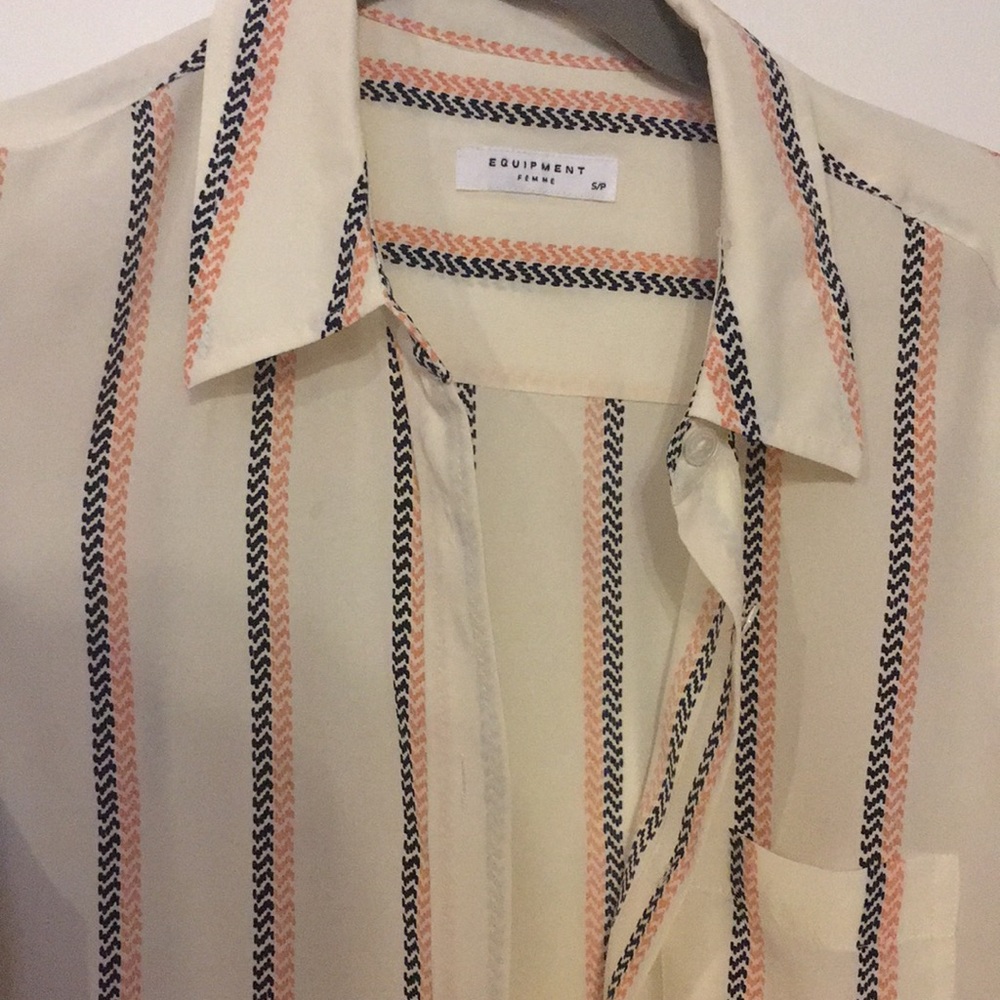 100% silk shirt from Equipment